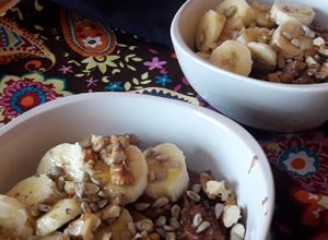 Una foto de Avena cocida con leche (Porridge)