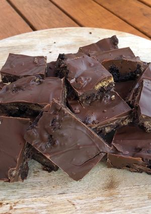 A picture of Chocolate tiffin.