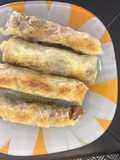 رلّات مسخن Chicken and onion rolls