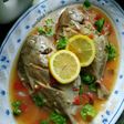 Ikan Bawal Rebus Lemon