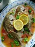 Ikan Bawal Rebus Lemon