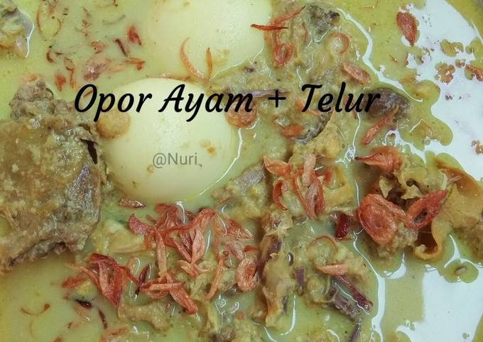 Opor Ayam + Telur