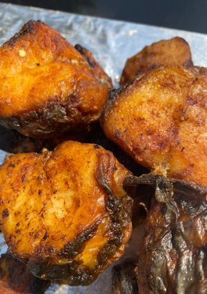 A picture of Air fried fish.