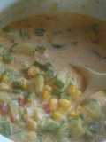 Zucchini with Cream, Cheese, and Corn🍲