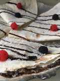 Chocolate tortilla wrap