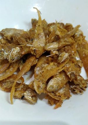 Foto resep Ikan Asin Bulu Ayam Crispy
