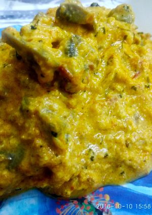 A picture of Mushroom masala.