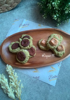 Foto resep Matcha Coconut Cookies
