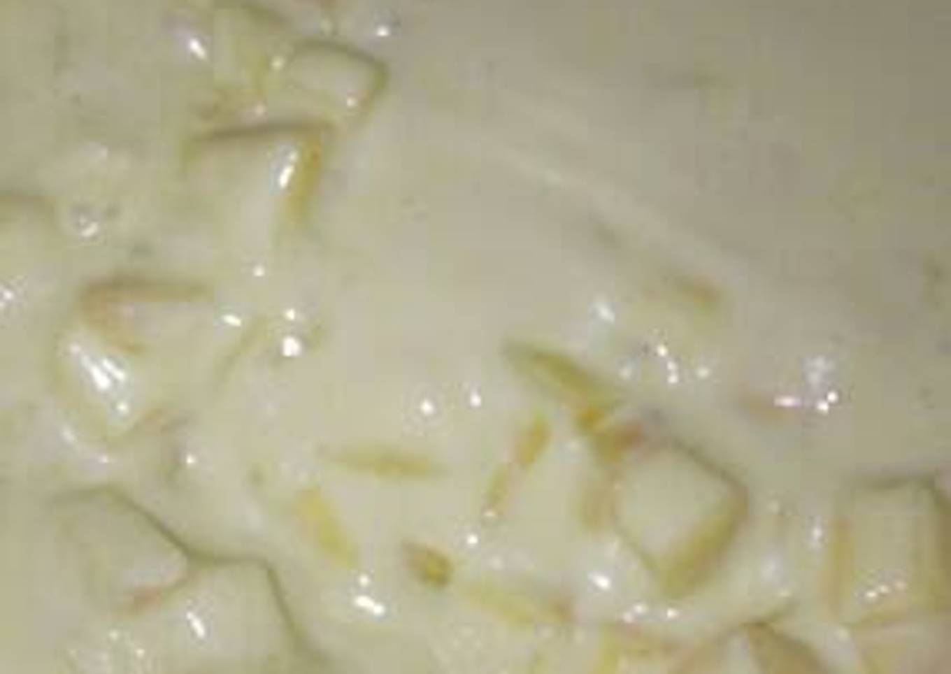Peach and mango yogurt
