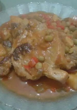 Una foto de Costillitas de cerdo a la riojana