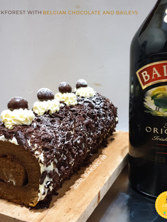 Foto resep BlackForest Roll Cake