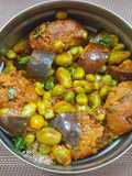 Beans Baigan Muthiya Sabzi