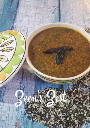 A picture of Chainsoo/Chaisu Bhaat - Uttarakhand Special Pahadi Daal.
