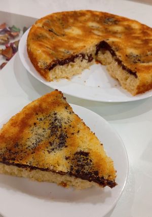 صورة لوصفة الكيك المحشي بالبودينج(ترند اكتوبر🍁)