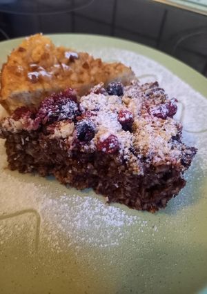 Kakaós banános zabos szelet 🤎 recept fotója
