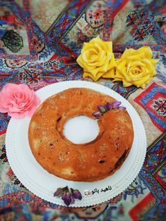 عکسی از دستور کیک وانیلی یک تخم مرغی 😋