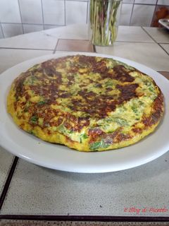 A picture of Stuffed Frittata with Wild Asparagus and Tropea Red Onions.