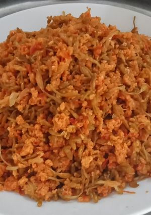 Foto resep Oseng Telur Kembang Kates (Bunga Pepaya)
