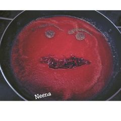 A picture of Carrot Beetroot Soup.