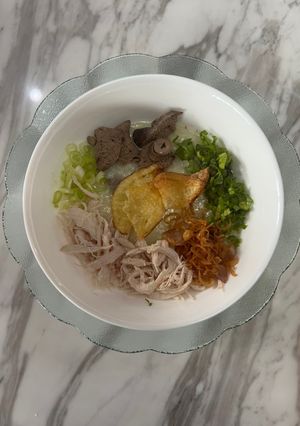 Foto resep Bubur Ayam Ati Putih