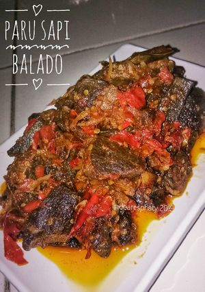 Foto resep Paru goreng balado