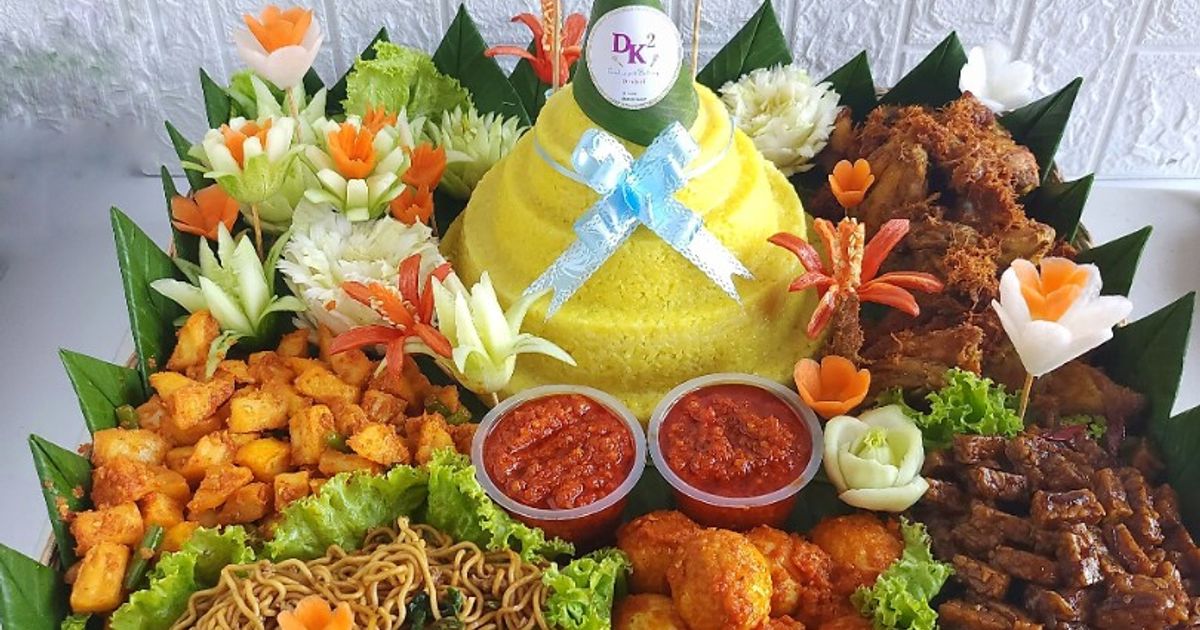Nasi Tumpeng Beras dan Ketan
