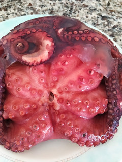 Una foto de Pulpo cocido en olla a presión. Fantástico y rápido