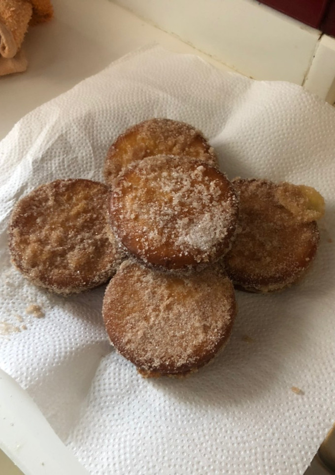 Una foto de Galletas de crema fritas