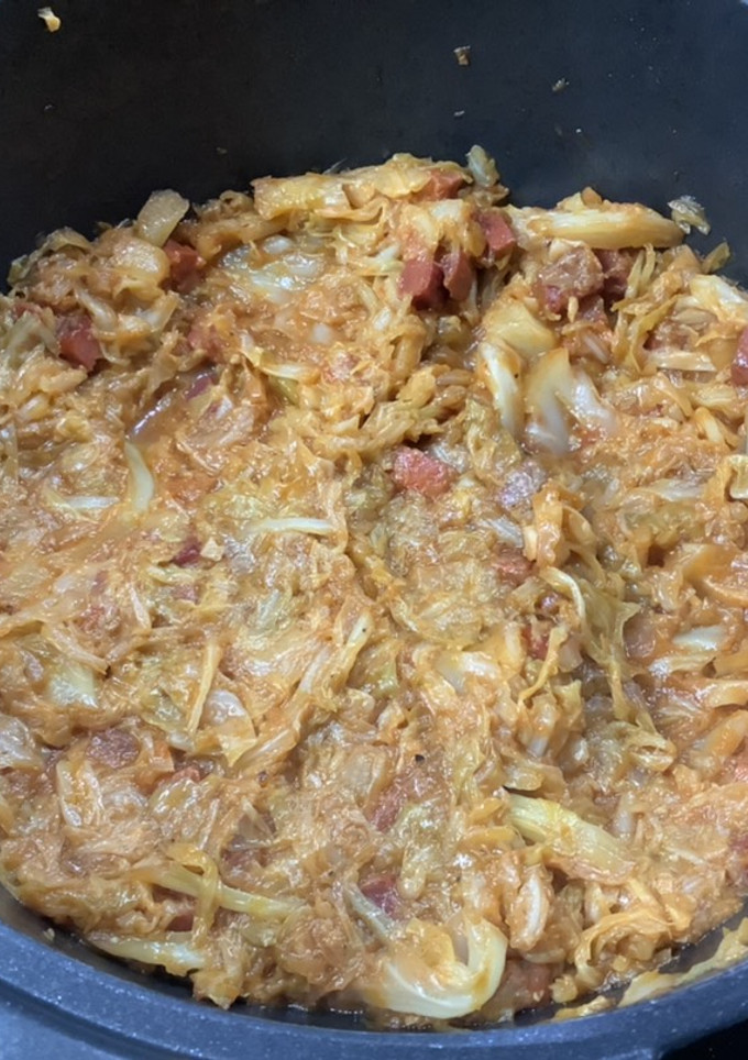 Una foto de Col con chorizo
