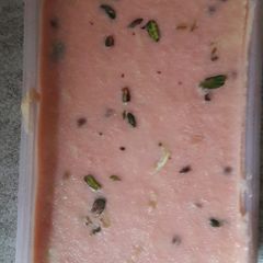 A picture of Roohafza Ice cream.