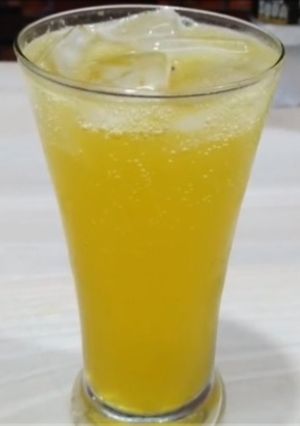 A picture of Mango soda.