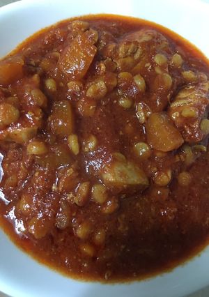 عکسی از دستور قيمه مرغ مامان آرش پز