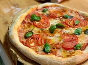 Una foto de masa pizza