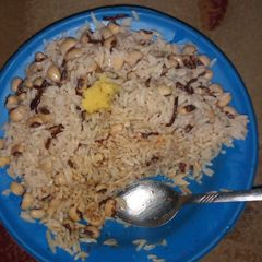 A picture of Shinkafa da wake.