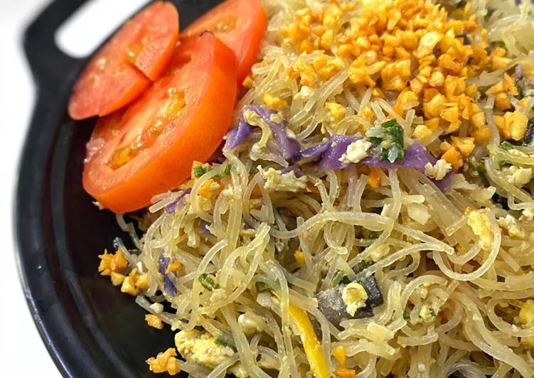 Resep Bihun jamur kol merah Cepat