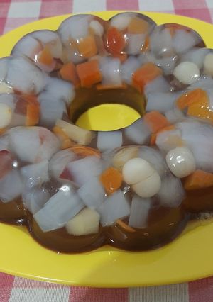 Foto resep Puding cocktail coklat