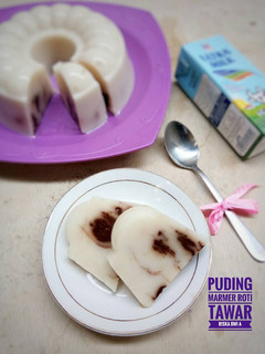 Foto resep Puding Marmer Roti Tawar