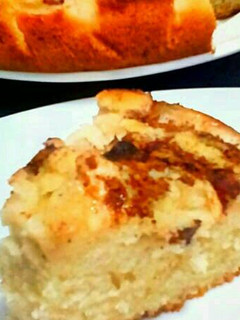 صورة لوصفة كيك التفاح والقرفه 🍰👌