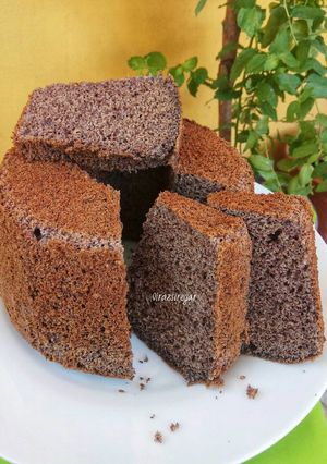 Foto resep Chiffon Pisang Ketan Hitam #PR_AnekaChiffon (PR_AnekaChiffon)