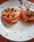 Ensalada de tomate y queso 🍅 🧀