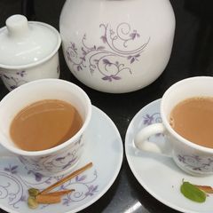 A picture of Basil Masala Tea.