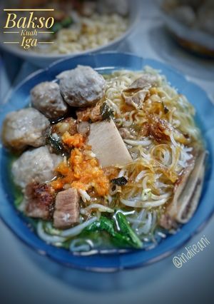 Foto resep Bakso Kuah Iga