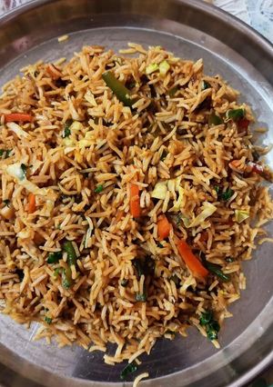 A picture of Veg pulao.