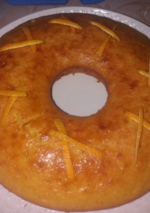صورة لوصفة كيكة الجزر والبرتقال