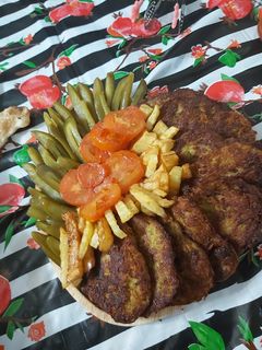 عکسی از دستور کوکو سیب زمینی