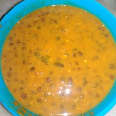 Mixed masoor and moong daal A picture of Mixed masoor and moong daal.