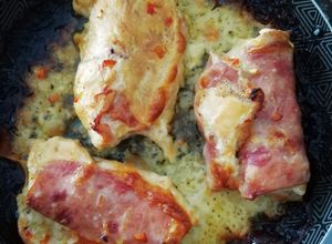 Una foto de Rollitos de pollo al horno