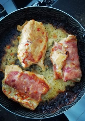 Una foto de Rollitos de pollo al horno