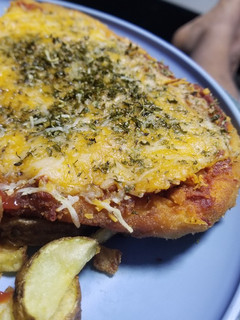 Una foto de Pollo a la Milanesa