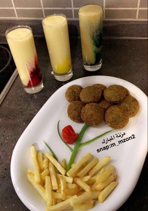 صورة لوصفة فلافل بطريقتي